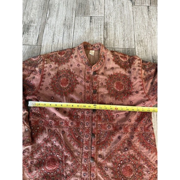 Vintage Riva Banjara Jacket Mirrored Boho - Picture 6 of 8